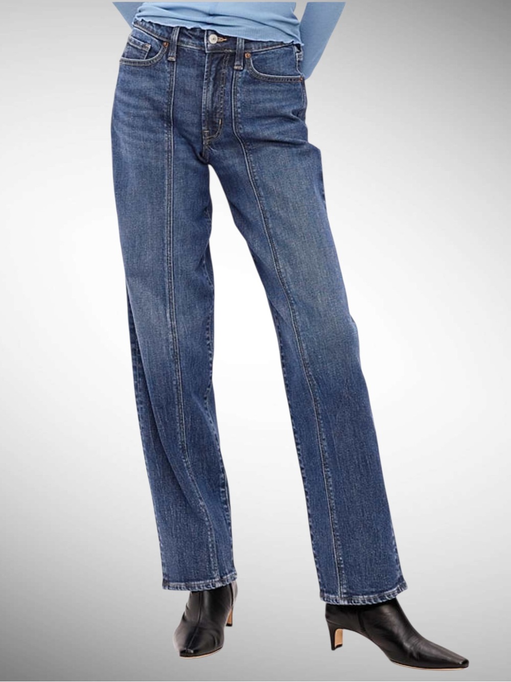 Old Navy High-Waisted OG Loose Jeans, Size 4